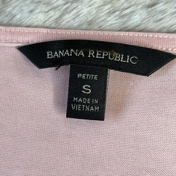 Banana Republic | Pink Cowl Neck Blouse with Capped Sleeves - Picture 6 of 7